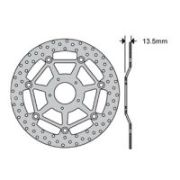 Disque de frein avant flottant type rond fe.fl93603