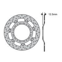 Disque de frein avant flottant type rond fe.fl96502