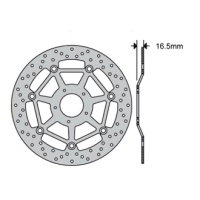 Disque de frein avant flottant type rond fe.fl98502