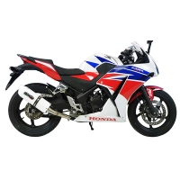 Pot gpr furore blanc - homologué  - honda cbr 300 r 2014/16