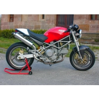 Echappement spark ducati monster 600/900 1993-2001 modèle rond / finition carbone / la paire / position haute