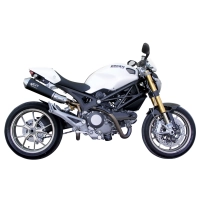 Echappement spark ducati monster 696 796 1100 2009-2014 modèle megaph. / titane