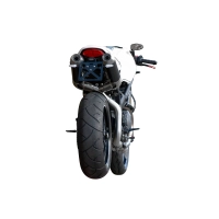 Echappement spark ducati monster 1100 2009- modèle rond / finition dark style / la paire / position haute