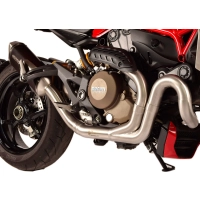 Echappement spark ducati monster 821 2015-2017 modèle force / carbone /  + raccord catalysé