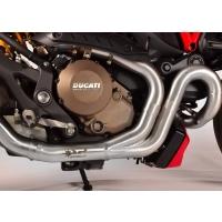 Echappement spark ducati monster 821 2015-2017 modèle force / carbone / montage avec raccord spgdu0830/32