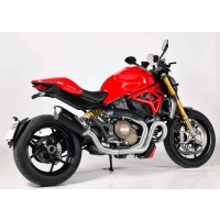 Echappement spark ducati monster 821 2015-2017 modèle force / carbone / montage avec raccord spgdu0830/32