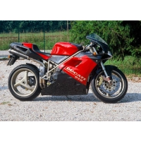 Echappement spark ducati 916 996 998  modèle oval / finition titane / la paire