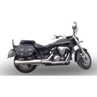 Pot gpr inox rond - homologué  - yamaha xvs 1300 midnight star 2006/14