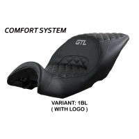 Funda de asiento compatible con bmw k 1600 gtl (10-22) modelo diamond comfort system