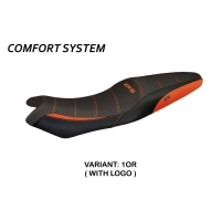 Funda de asiento compatible con kawasaki er-6n / er-6f (05-11) modelo londra 1 comfort system