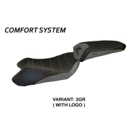 Funda de asiento compatible con el sistema de confort kawasaki z 1000 sx (11-16) modelo cosenza 1