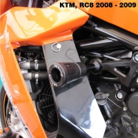 Lot de protections moteur gb racing ktm rc8 2008- 2010