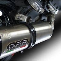 Pot gpr tri-ovale inox - homologué  - kawasaki versys 1000  i.e. 2011/14