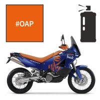 Peinture en spray adrenaline orange pearl ktm adventure s 2004-2008