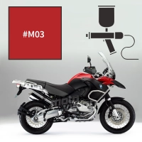 Peinture bmw magma red r 1200 gs adventure 2008-2009/2012-2013