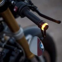 Clignotant mo.blaze disc en embout de guidon motogadget