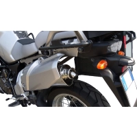 Pot gpr tri-ovale inox - homologué  - yamaha xt 1200 z  supertenere 2010/15