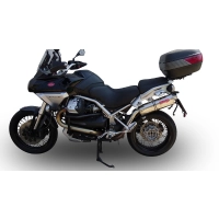 Pot gpr tri-ovale inox - homologué  - moto guzzi stelvio 1200 4v 2008/10