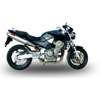 Pot gpr tri-ovale inox - homologué  - honda hornet 900 - cb 900 f 2002/05