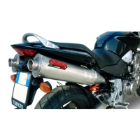 Pot gpr tri-ovale inox - homologué  - honda hornet 900 - cb 900 f 2002/05