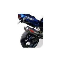 Pot gpr inox rond - homologué  - kawasaki zx-9r - zx900c 1998/99