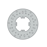 Disque de frein arrière type rond fe.p410