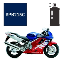 Peinture tricouche en spray honda candy tahitian blue cbr600f 2000