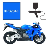 Peinture tricouche honda candy phoenix blue cbr1000rr 2006