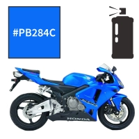 Peinture en spray tricouche honda candy phoenix blue cbr1000rr 2006