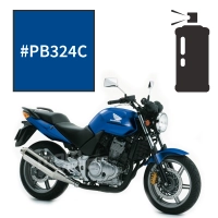 Peinture tricouche en spray honda candy xenon blue cbf 500 2004-2005