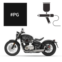 Peinture triumph jet black 1200 bonneville bobber 2018 