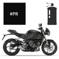 Peinture en spray triumph phantom black pearl street triple s 2018-2019