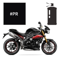 Peinture en spray triumph phantom black pearl 1050 speed triple r 2012/2014