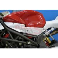 Cache sur coque/réservoir gauche origine poly bikesplast mv agusta f4 1000 2011 - 2019