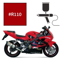 Peinture honda monza red cbr600f 1991