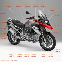 Protège poignée carbone vernis bmw r1200gs 2013-2016