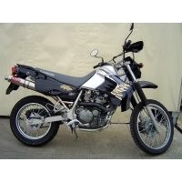 Pot gpr tri-ovale inox - homologué  - kawasaki klr 600-650 1985/05