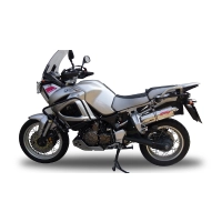 Pot gpr tri-ovale inox - homologué  - yamaha xt 1200 z  supertenere 2010/15