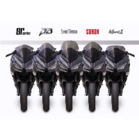 Bulle corsa pour kawasaki ninja 250r 2018-2019 ninja 400 2018-2020 zero gravity racing