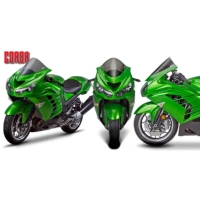 Bulle corsa pour kawasaki zx-14 /r 2006-2019 zzr1400 2006-2019 zero gravity racing