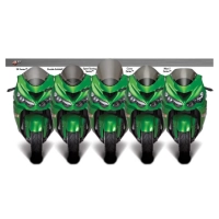 Bulle corsa pour kawasaki zx-14 /r 2006-2019 zzr1400 2006-2019 zero gravity racing