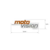 Sticker moto vision 15cm