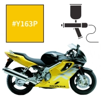 Peinture honda pearl flash yellow cbr600f 2000