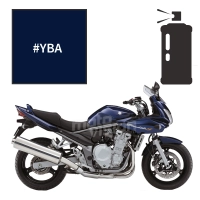 Peinture en spray 400ml suzuki pearl deep blue no.2 gsf 650 bandit s & n 2008