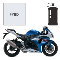 Peinture tricouche en spray suzuki glass splash white 1000 gsx-r 2003-2013