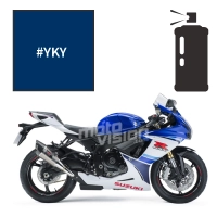 Peinture trichouche en spray suzuki pearl vigour blue (candy) 750 gsx-r 2016 30th anniversary ed.