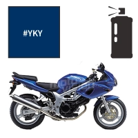 Peinture trichouche en spray suzuki pearl vigour blue (candy) sv 650 s 2007-2008