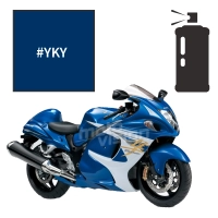 Peinture trichouche en spray suzuki pearl vigour blue (candy) 1300 gsx-r hayabusa 2007/2014-2015