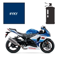 Peinture trichouche en spray suzuki pearl vigour blue (candy) 1000 gsx-r 2016 30th anniversary ed.