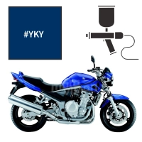 Peinture tricouche suzuki pearl vigour blue (candy) 650 gsf bandit n/s 2007